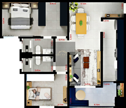 Imagem Imóvel com 2 Quartos à Venda, 70 m² em Residencial Portal Da Mantiqueira - Taubaté Imagem Imóvel com 2 Quartos à Venda, 70 m² em Residencial Portal Da Mantiqueira - Taubaté