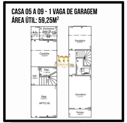 Imagem Sobrado com 2 Quartos à Venda, 58 m² em Sítio Do Campo - Praia Grande