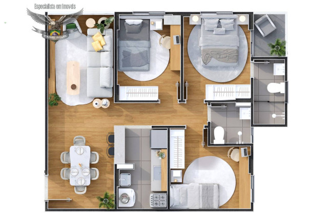 Imagem Apartamento com 2 Quartos à Venda, em Quarenta Horas (coqueiro) - Ananindeua Imagem Apartamento com 2 Quartos à Venda, em Quarenta Horas (coqueiro) - Ananindeua