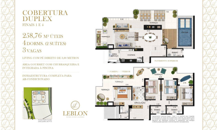 Imagem Cobertura com 4 Quartos à Venda, 255 m² em Riviera De São Lourenço - Bertioga Imagem Cobertura com 4 Quartos à Venda, 255 m² em Riviera De São Lourenço - Bertioga