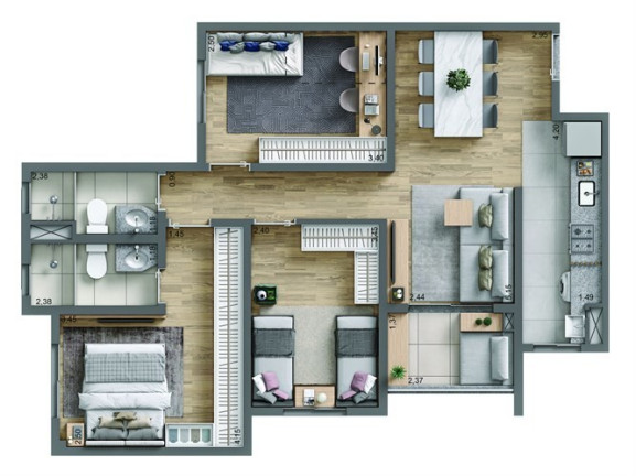 Imagem Imóvel com 3 Quartos à Venda, 214 m² em Rudge Ramos - São Bernardo Do Campo
