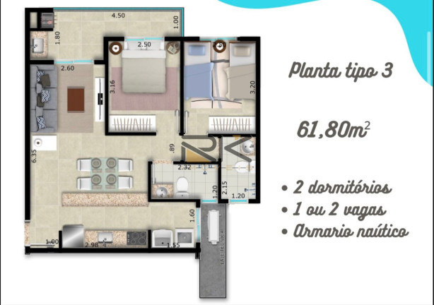 Imagem Apartamento com 2 Quartos à Venda, 71 m² em Itaguá - Ubatuba Imagem Apartamento com 2 Quartos à Venda, 71 m² em Itaguá - Ubatuba