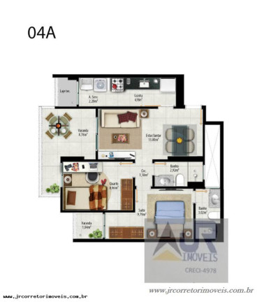 Imagem Apartamento com 3 Quartos à Venda, 85 m² em Praia Itaparica - Vila Velha
