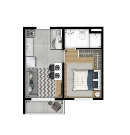 Imagem Apartamento com 1 Quarto à Venda, 25 m² em Mooca - São Paulo Imagem Apartamento com 1 Quarto à Venda, 25 m² em Mooca - São Paulo
