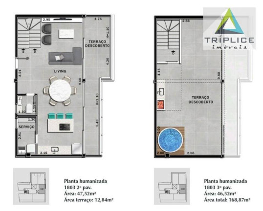 Imagem Cobertura com 3 Quartos à Venda, 168 m² em São Mateus - Juiz De Fora Imagem Cobertura com 3 Quartos à Venda, 168 m² em São Mateus - Juiz De Fora