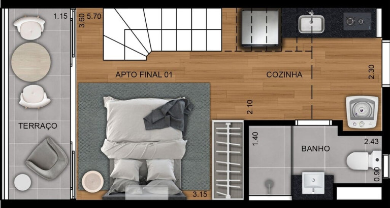 Imagem Apartamento à Venda, 27 m² em Itaim Bibi - São Paulo