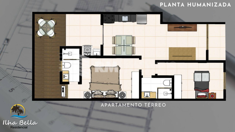 Imagem Apartamento à Venda, 64 m² em Pitangueiras - Lauro De Freitas Imagem Apartamento à Venda, 64 m² em Pitangueiras - Lauro De Freitas