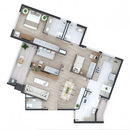 Imagem Imóvel com 3 Quartos à Venda, 105 m² em Juvevê - Curitiba Imagem Imóvel com 3 Quartos à Venda, 105 m² em Juvevê - Curitiba
