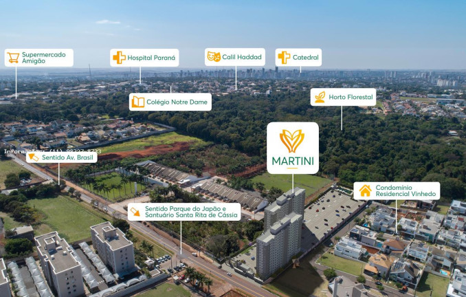 Imagem Apartamento com 2 Quartos à Venda, 44 m² em Parque Industrial - Maringá