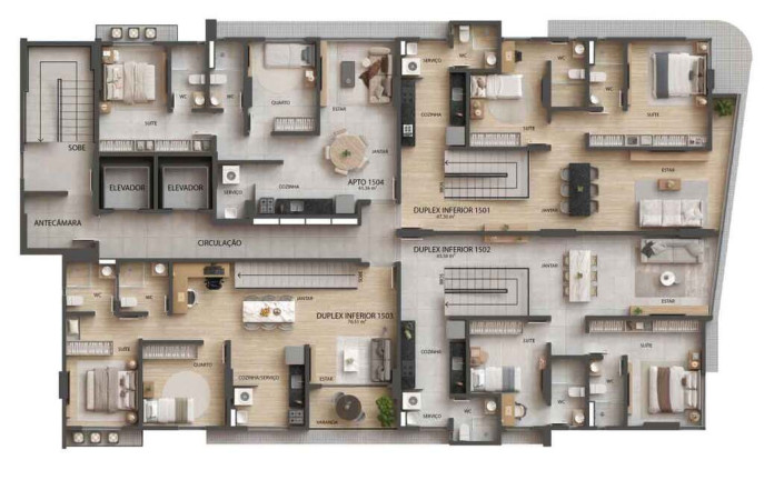 Imagem Cobertura com 2 Quartos à Venda, 128 m² em Tambaú - João Pessoa Imagem Cobertura com 2 Quartos à Venda, 128 m² em Tambaú - João Pessoa