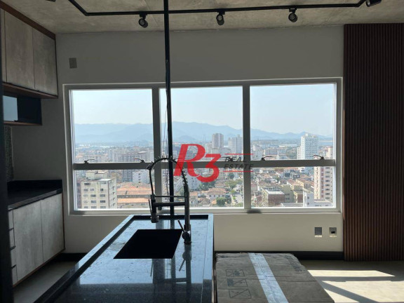 Imagem Apartamento com 1 Quarto para Alugar, 74 m² em Embaré - Santos Imagem Apartamento com 1 Quarto para Alugar, 74 m² em Embaré - Santos