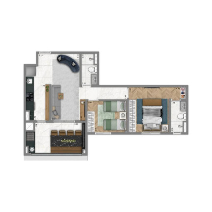 Imagem Apartamento com 2 Quartos à Venda, 67 m² em Bonfim - Campinas Imagem Apartamento com 2 Quartos à Venda, 67 m² em Bonfim - Campinas