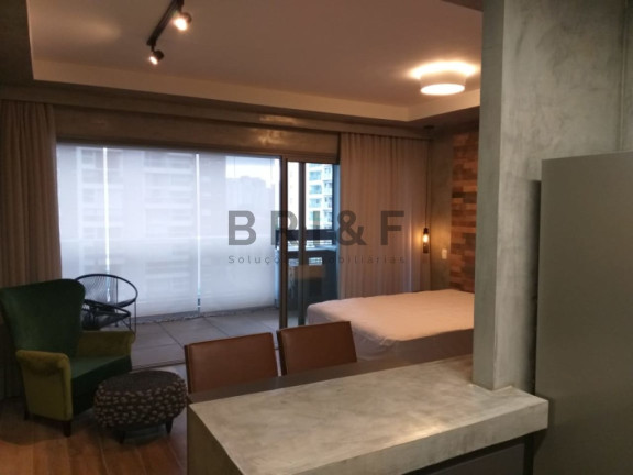 Imagem Apartamento com 1 Quarto para Alugar, 41 m² em Brooklin - São Paulo Imagem Apartamento com 1 Quarto para Alugar, 41 m² em Brooklin - São Paulo