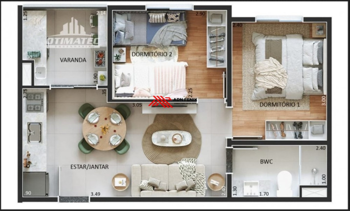 Imagem Apartamento com 2 Quartos à Venda, 40 m² em Ponte Grande - Guarulhos