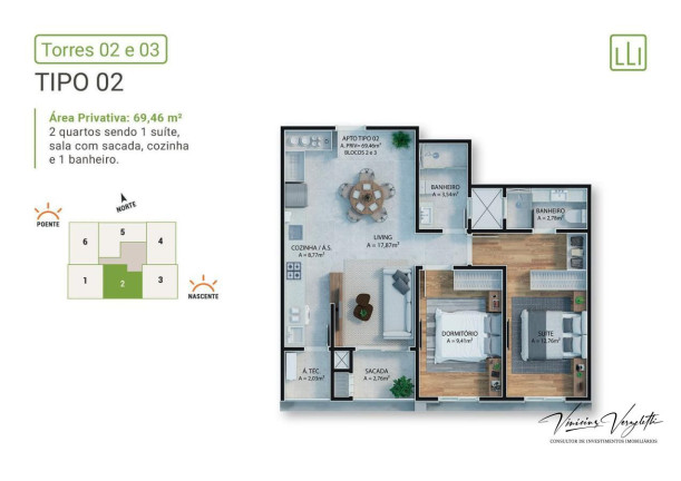 Imagem Imóvel com 2 Quartos à Venda, 69 m² em Várzea Do Ranchinho - Itapema Imagem Imóvel com 2 Quartos à Venda, 69 m² em Várzea Do Ranchinho - Itapema