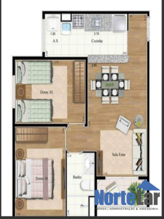 Imagem Apartamento com 2 Quartos à Venda, 50 m² em Protendit - São Paulo Imagem Apartamento com 2 Quartos à Venda, 50 m² em Protendit - São Paulo