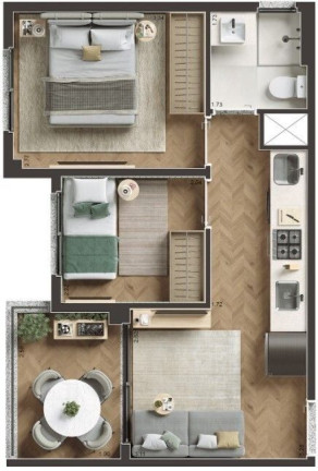 Imagem Studio com 1 Quarto à Venda, 29 m² em Centro - São Paulo Imagem Studio com 1 Quarto à Venda, 29 m² em Centro - São Paulo