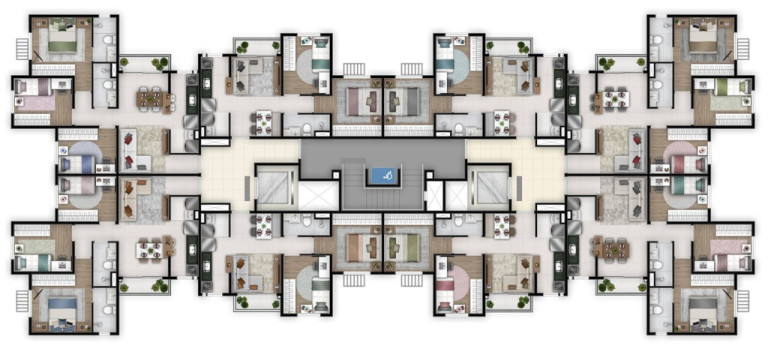 Imagem Apartamento com 3 Quartos à Venda, 61 m² em Chácaras Dona Gê - Goiânia Imagem Apartamento com 3 Quartos à Venda, 61 m² em Chácaras Dona Gê - Goiânia