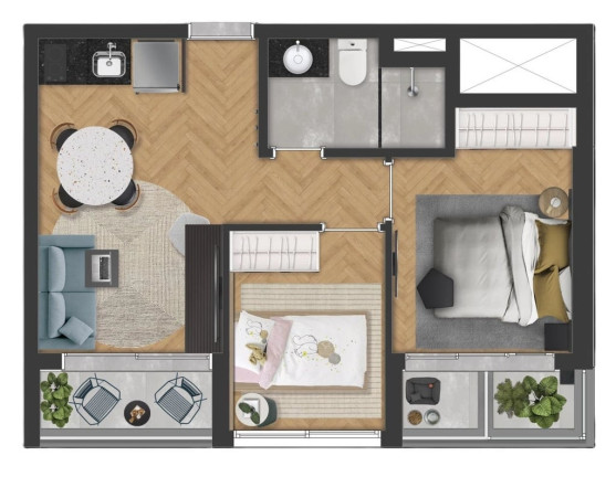 Studio com 1 Quarto à Venda, 20 m² em Alto Da Boa Vista - São Paulo