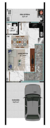 Imagem Casa com 3 Quartos à Venda, 111 m² em Saguaçu - Joinville Imagem Casa com 3 Quartos à Venda, 111 m² em Saguaçu - Joinville