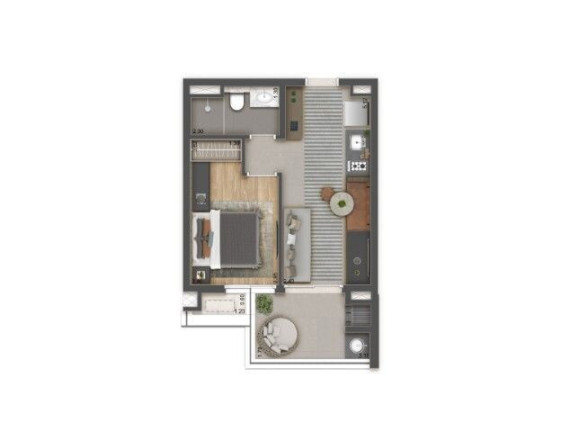 Imagem Apartamento com 1 Quarto à Venda, 38 m² em Vila Clementino - São Paulo Imagem Apartamento com 1 Quarto à Venda, 38 m² em Vila Clementino - São Paulo