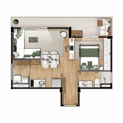 Imagem Apartamento à Venda, 35 m² em Aclimação - São Paulo Imagem Apartamento à Venda, 35 m² em Aclimação - São Paulo