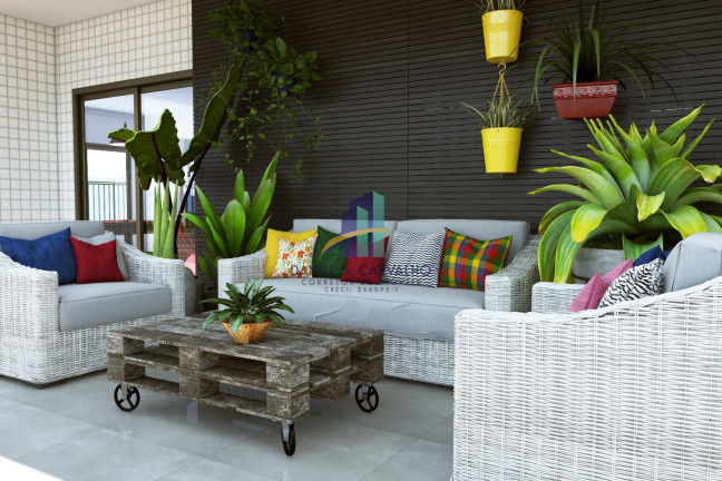 Imagem Apartamento com 2 Quartos à Venda, 75 m² em Canto Do Forte - Praia Grande