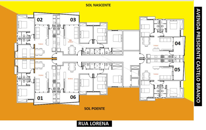 Imagem Apartamento com 2 Quartos à Venda, 74 m² em Sumaré - Caraguatatuba