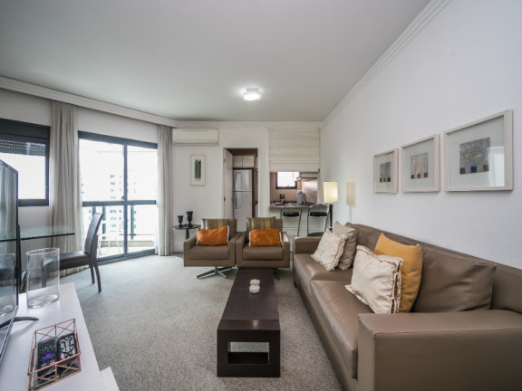 Imagem Flat com 2 Quartos para Alugar, 80 m² em Paraíso - São Paulo Imagem Flat com 2 Quartos para Alugar, 80 m² em Paraíso - São Paulo