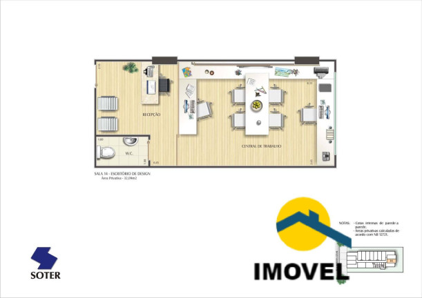 Imagem Sala Comercial à Venda, 32 m² em Icaraí - Niterói