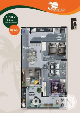 Imagem Apartamento com 2 Quartos à Venda, 81 m² em Centro - Itanhaém Imagem Apartamento com 2 Quartos à Venda, 81 m² em Centro - Itanhaém