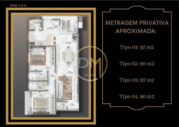 Imagem Apartamento com 2 Quartos à Venda, 97 m² em Perequê - Porto Belo