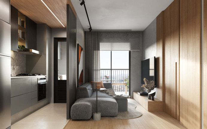 Imagem Apartamento com 2 Quartos à Venda, 60 m² em Portão - Curitiba Imagem Apartamento com 2 Quartos à Venda, 60 m² em Portão - Curitiba