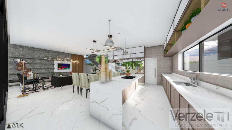 Imagem Casa com 4 Quartos à Venda, 371 m² em Jardim Dourado - Porto Belo