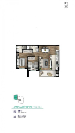Imagem Apartamento com 2 Quartos à Venda, 65 m² em Mercês - Curitiba