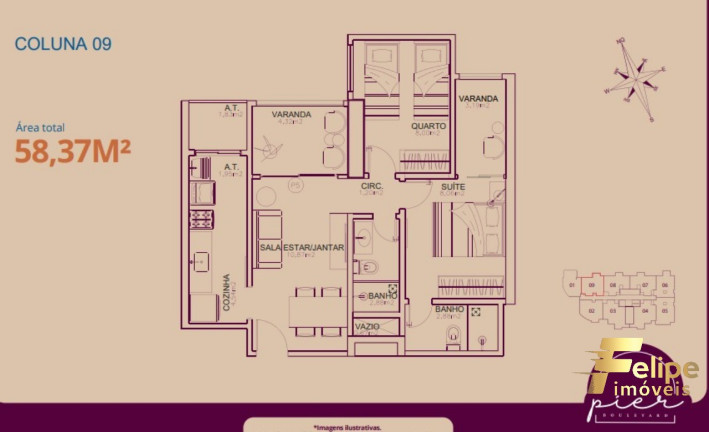 Imagem Imóvel com 2 Quartos à Venda, 57 m² em Jockey De Itaparica - Vila Velha Imagem Imóvel com 2 Quartos à Venda, 57 m² em Jockey De Itaparica - Vila Velha