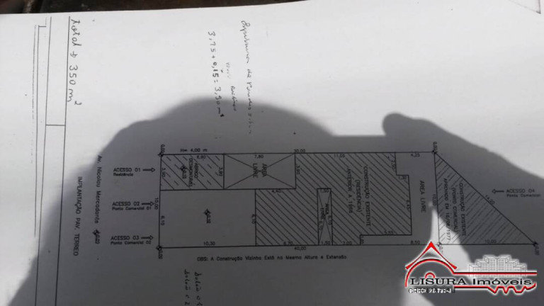 Imagem Ponto Comercial à Venda, 350 m² em Centro - Jacareí Imagem Ponto Comercial à Venda, 350 m² em Centro - Jacareí