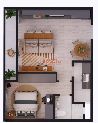 Imagem Apartamento com 2 Quartos à Venda, 49 m² em Centro - Cascavel Imagem Apartamento com 2 Quartos à Venda, 49 m² em Centro - Cascavel