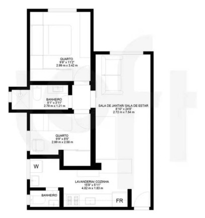 Imagem Apartamento com 2 Quartos à Venda, 60 m² em Campo Belo - São Paulo Imagem Apartamento com 2 Quartos à Venda, 60 m² em Campo Belo - São Paulo