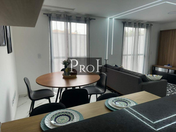 Imagem Casa de Condomínio com 3 Quartos à Venda, 140 m² em Campestre - Santo André