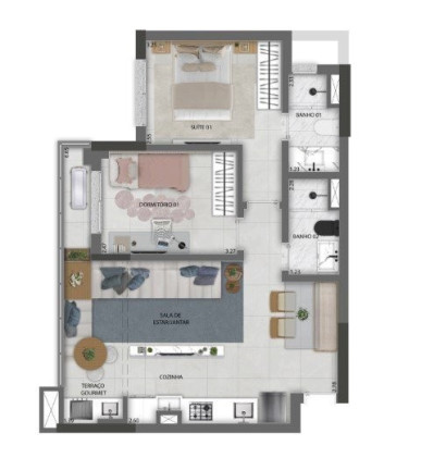 Imagem Apartamento com 2 Quartos à Venda, 62 m² em Centro - Osasco Imagem Apartamento com 2 Quartos à Venda, 62 m² em Centro - Osasco