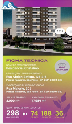 Imagem Apartamento com 2 Quartos à Venda, 45 m² em Parque Das Paineiras - São Paulo