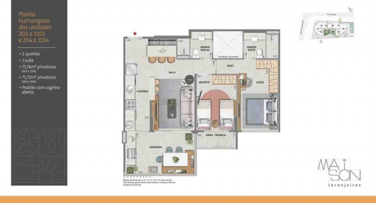 Imagem Imóvel com 2 Quartos à Venda, 71 m² em Laranjeiras - Rio De Janeiro