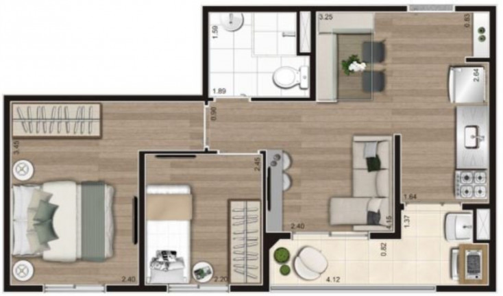 Imagem Imóvel com 2 Quartos à Venda, 41 m² em Vila Pirituba - São Paulo Imagem Imóvel com 2 Quartos à Venda, 41 m² em Vila Pirituba - São Paulo