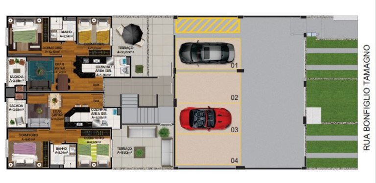 Imagem Apartamento com 2 Quartos à Venda, 51 m² em Esplanada - Caxias Do Sul Imagem Apartamento com 2 Quartos à Venda, 51 m² em Esplanada - Caxias Do Sul