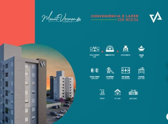 Imagem Apartamento com 2 Quartos à Venda, 46 m² em Jardim Eulina - Campinas