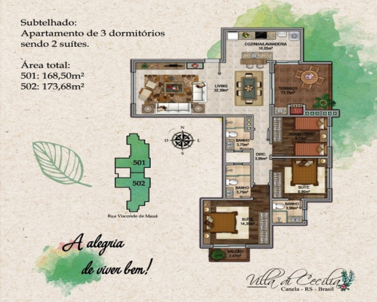Imagem Imóvel com 2 Quartos à Venda, 78 m² em Centro - Canela Imagem Imóvel com 2 Quartos à Venda, 78 m² em Centro - Canela