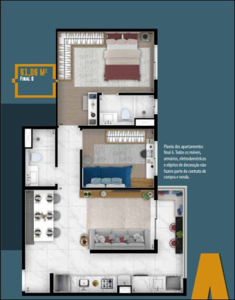 Imagem Apartamento à Venda, em Santo André Imagem Apartamento à Venda, em Santo André