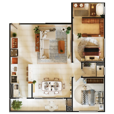 Apartamento com 2 Quartos à Venda, 90 m² em Centro - Foz Do Iguaçu