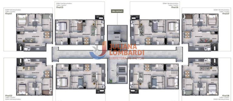 Imagem Apartamento com 2 Quartos à Venda, 52 m² em Cancelli - Cascavel Imagem Apartamento com 2 Quartos à Venda, 52 m² em Cancelli - Cascavel